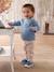 Baby Stoff-Sneakers mit Gummizug blau 7