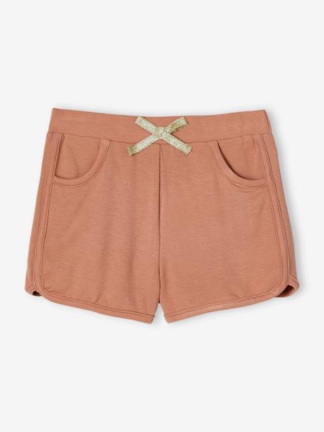 Sport-Shorts für Mädchen Oeko-Tex, Bundweite verstellbar rosa+ziegel 5