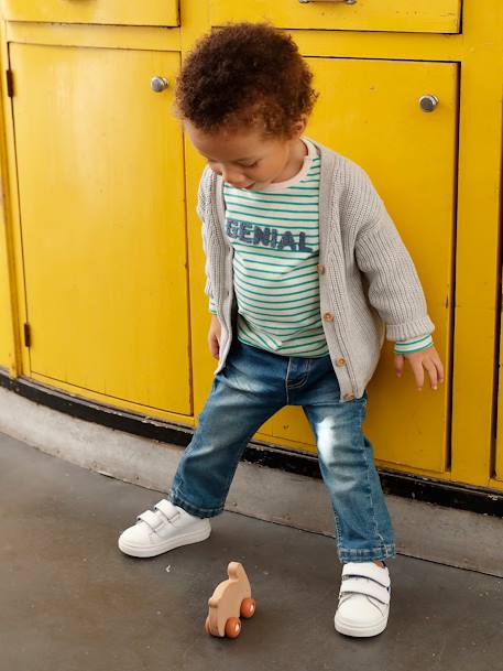 Jungen Shirt mit Schriftzug - grün - 6