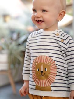 Babymode-Baby Sweatshirt, Streifen Oeko-Tex