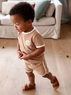 Baby-Set aus Frottee: T-Shirt & Shorts  [numero-image]