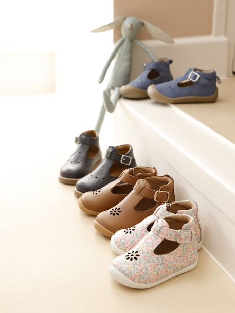 Baby Krabbelschuhe - blau - 6