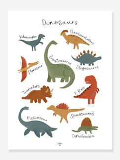 Dekoration & Bettwäsche-Dekoration-Bilder, Poster & Sonstiges-Kinderzimmer Poster mit Dinos SUNNY LILIPINSO