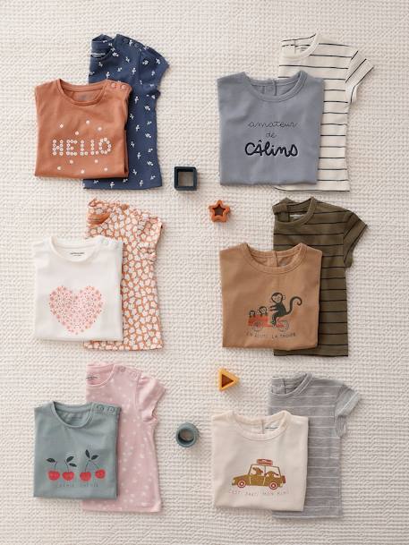 2er-Pack Baby T-Shirts BASIC Oeko-Tex - pack altrosa hello - 5