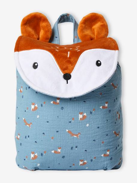 Kinder Kita-Rucksack FUCHS blaugrau 1