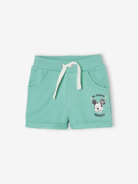 Baby-Set: T-Shirt & Shorts Disney MICKY MAUS grün bedruckt 3