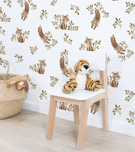 Kinderzimmer Vliestapete mit Tigern FELIDAE LILIPINSO - braun - 3