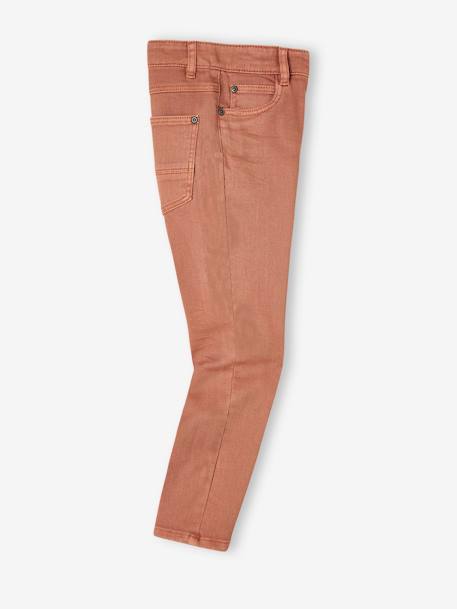 Jungen Slim-Fit-Hose, Hüftweite COMFORT - beige+dunkelblau+khaki+schokolade+ziegel - 26