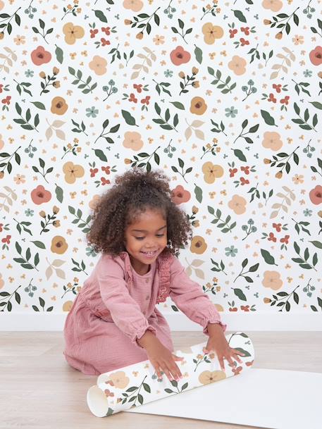 Kinderzimmer Vliestapete mit Blumen & Blättern BLOEM LILIPINSO mehrfarbig 2