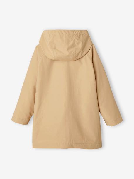 Mädchen Trenchcoat beige+khaki 8