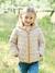 Wendbare Mädchen Light-Steppjacke, Kapuze, Recycling-Polyester anthrazit bedruckt+hellbeige bedruckt+nachtblau+rosa bedruckt 11