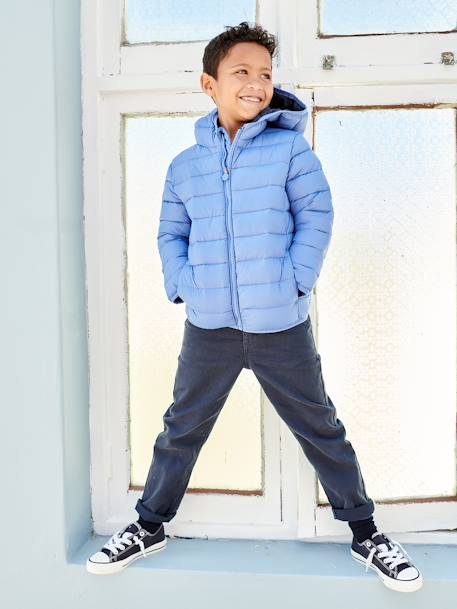 Jungen Light-Steppjacke mit Wattierung aus Recycling-Polyester - blau+grün+karamell+marine+petrol - 2