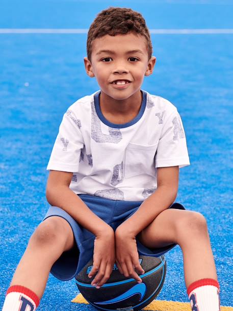 Jungen Sport-Shirt, Buchstaben weiß 1