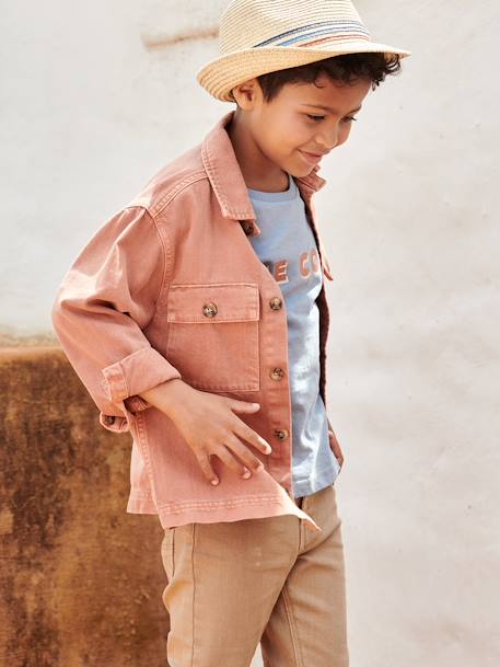 Jungen Overshirt - ziegel - 2