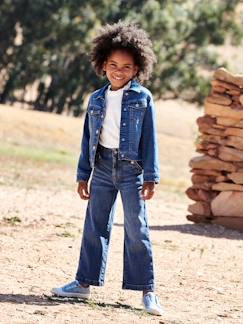 Maedchenkleidung-Mädchen Jeansjacke, personalisierbar Oeko-Tex