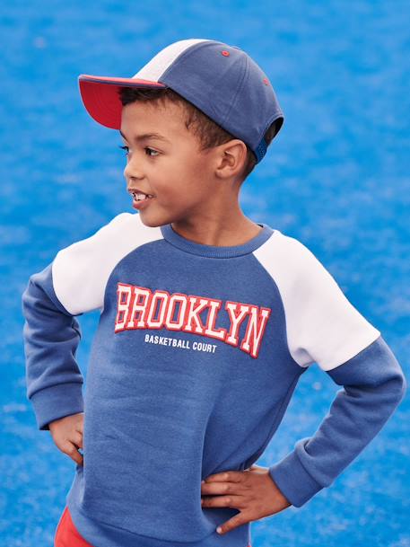 Jungen Sport-Sweatshirt, Brooklyn Oeko-Tex königsblau 3