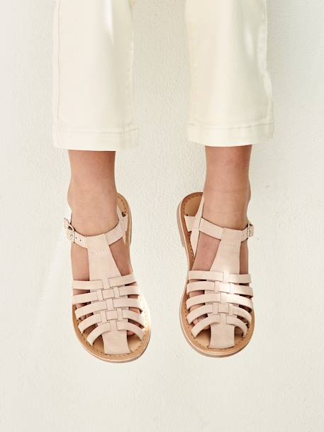 Mädchen Sandalen beige 2