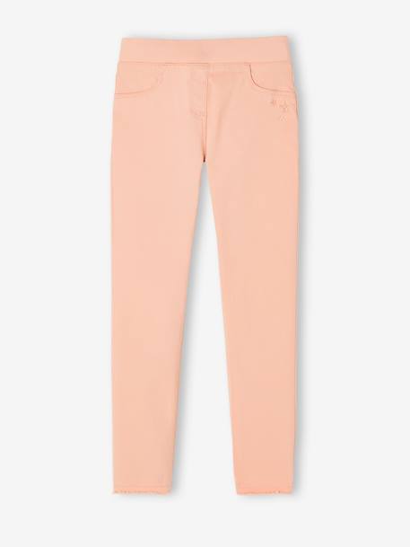 Farbige Mädchen Treggings blush+dunkelrosa+gelb+grün+hellblau+khaki+nachtblau+pfirsich 39