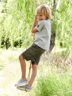 Jungenkleidung-Shorts & Bermudas-Jungen Cargoshorts mit Dehnbund