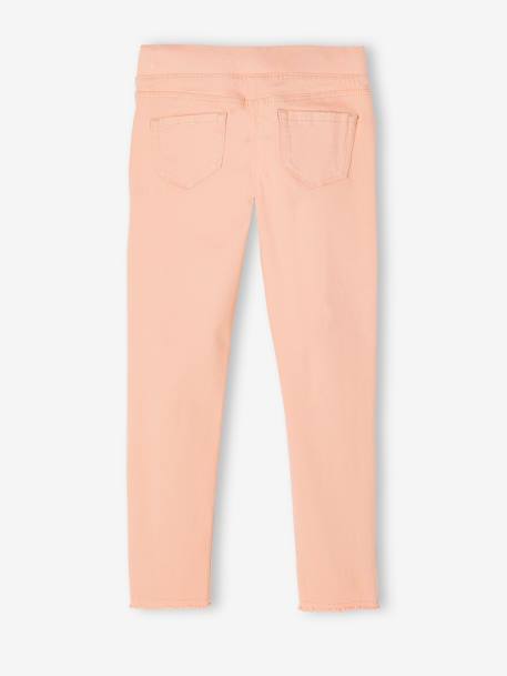 Farbige Mädchen Treggings blush+dunkelrosa+gelb+grün+hellblau+khaki+nachtblau+pfirsich 40