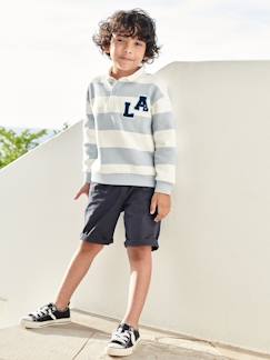 -Jungen Chino-Shorts Oeko-Tex, Bundweite verstellbar