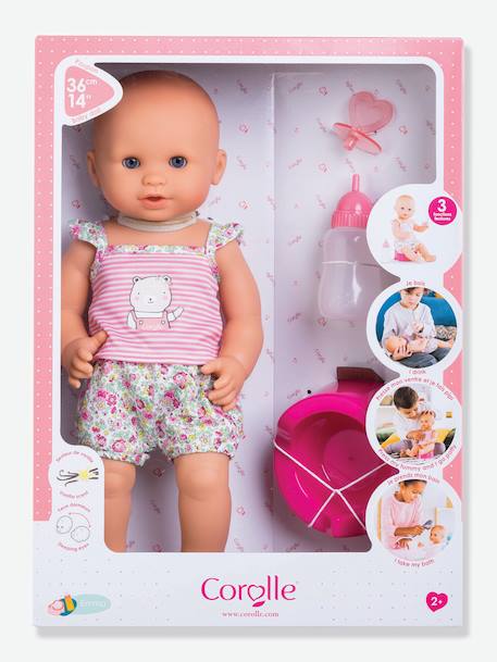 Babypuppe EMMA mit Töpfchen, 36 cm COROLLE bonbon rosa 7