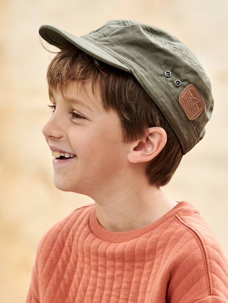 Jungen Schirmmütze khaki 2