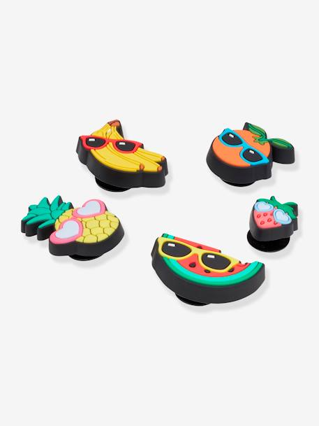 5er-Pack Kinder Schuhanstecker CUTE FRUIT SUNNIES Jibbitz CROCS mehrfarbig 4