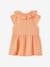 Mädchen Baby Kleid grün+orange 10