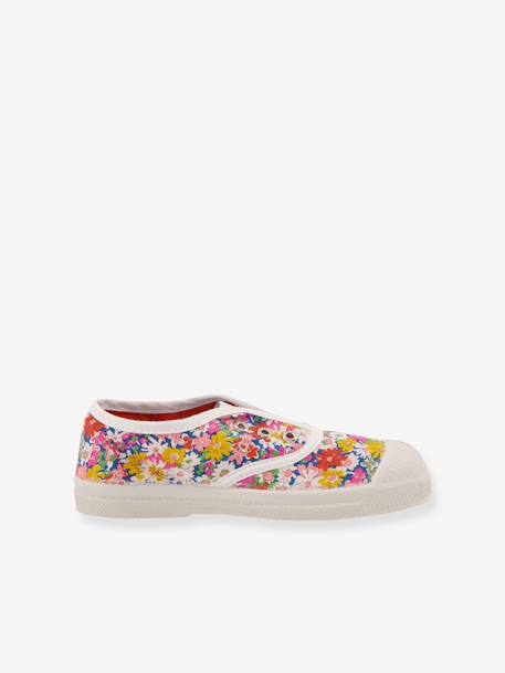 Kinder Stoffschuhe mit Liberty-Print ELLY BENSIMON - weiß bedruckt - 1