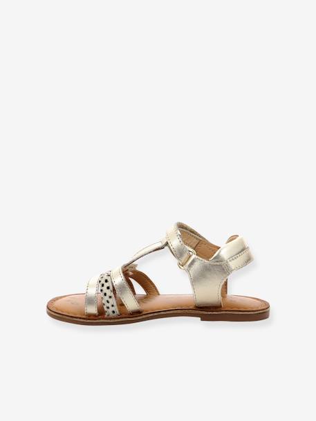 Mädchen Sandalen DIAMANTO DIVA KICKERS gold+weiß silber 2