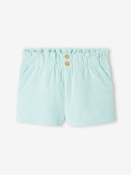 Mädchen Frottee-Shorts - hellblau - 1