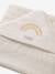 Baby Kapuzenbadetuch REGENBOGEN mit Geschenkverpackung, Oeko-Tex, personalisierbar - weiß bedruckt - 2