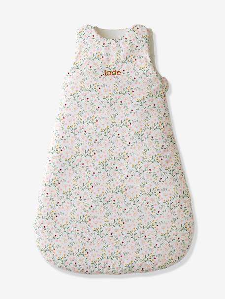 Ärmelloser Baby Schlafsack BLUMENZAUBER personalisierbar Oeko-Tex - mehrfarbig - 1