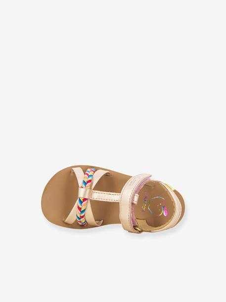 Kinder Sandalen GOA SALOMÉ SHOO POM karamell+kupfer 8