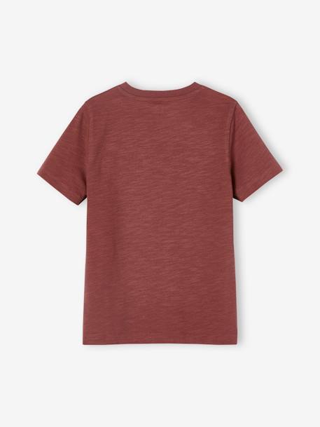 Jungen T-Shirt BASIC, personalisierbar Oeko-Tex blaugrau+bordeaux+graugrün+mandarine+marine+wollweiß 11