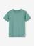Jungen T-Shirt BASIC, personalisierbar Oeko-Tex - blaugrau+bordeaux+graugrün+mandarine+marine+wollweiß - 16