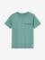Jungen T-Shirt BASIC, personalisierbar Oeko-Tex - blaugrau+bordeaux+graugrün+mandarine+marine+wollweiß - 17