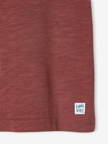 Jungen T-Shirt BASIC, personalisierbar Oeko-Tex - blaugrau+bordeaux+graugrün+mandarine+marine+wollweiß - 13