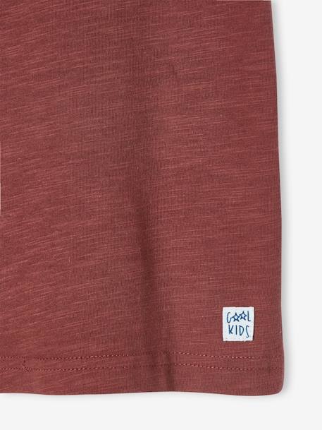 Jungen T-Shirt BASIC, personalisierbar Oeko-Tex blaugrau+bordeaux+graugrün+mandarine+marine+türkis+wollweiß 13