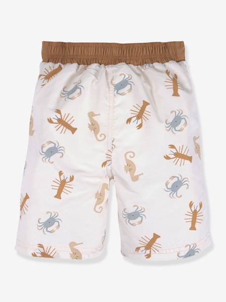 Baby Badeshorts mit Schwimmwindel LÄSSIG - weiß - 2