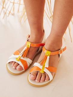 -Mädchen Sandalen mit Quasten