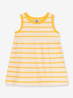 -Mädchen Baby Kleid PETIT BATEAU, Bio-Baumwolle