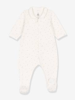 Babymode-Baby Strampler mit Reißverschluss PETIT BATEAU, Bio-Baumwolle Oeko-Tex