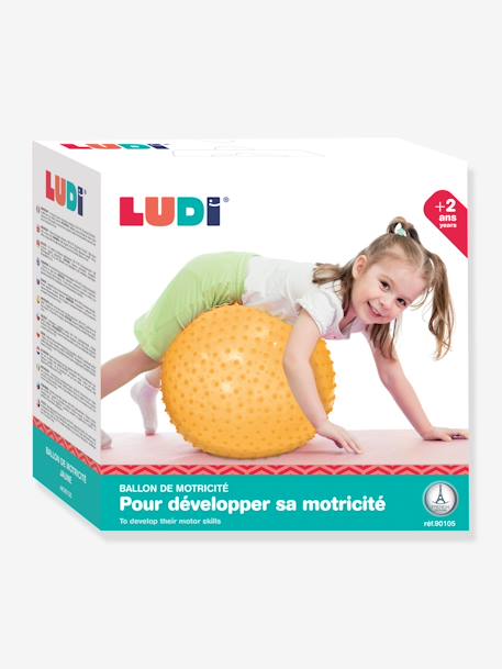 Kinder XXL-Hüpfball LUDI gelb 4