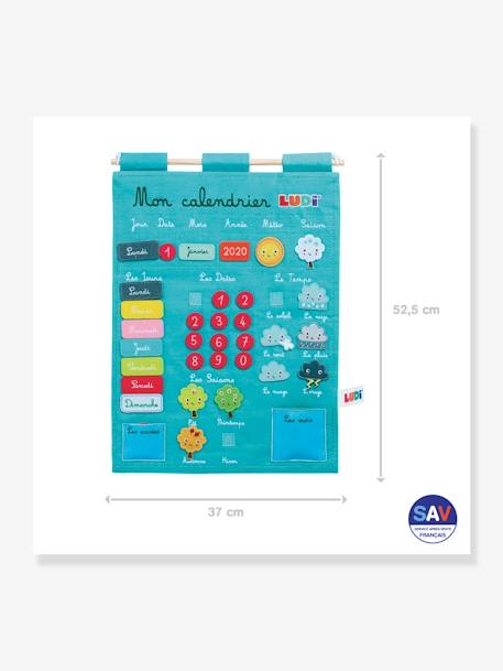 Kinder Lernkalender LUDI - blau+rosa - 2