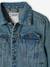 Kinder Oversized-Jeansjacke waterless Oeko-Tex, personalisierbar - blue stone+schwarz - 7