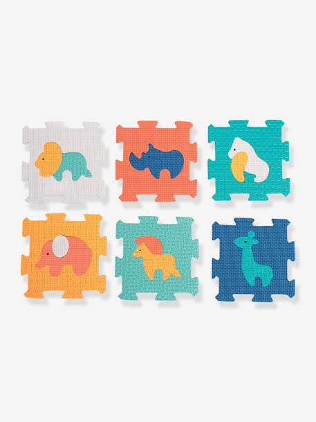 Baby Schaumstoff-Puzzlematte Tiere LUDI mehrfarbig 2