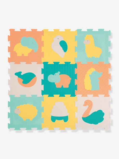 Baby Schaumstoff-Puzzlematte mit Tieren LUDI mehrfarbig 2