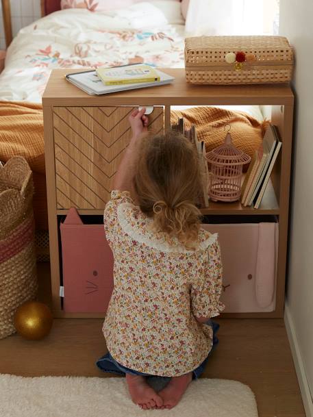 Kinderzimmer Regalelement mit 4 Fächern CHEVRONS - braun - 7